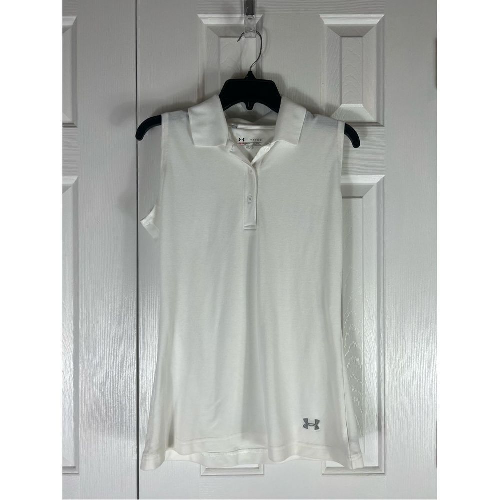 Under Armour Womens Heatgear White Blouse Size M